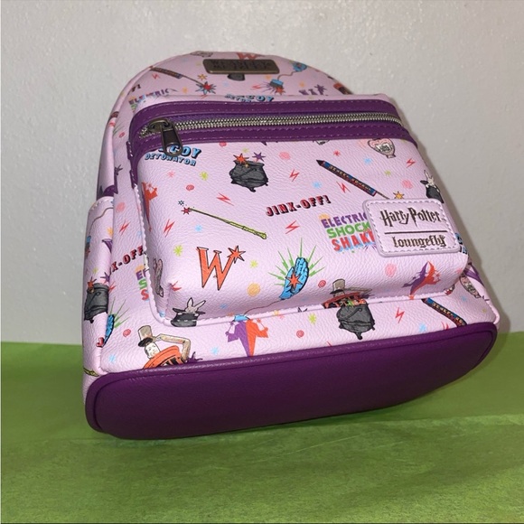 Exclusive Loungefly Harry Potter Weasley and Weasley Joke Shop Mini Backpack